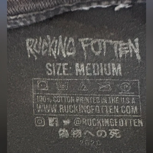 Rucking Fotten - American Psycho limited release size medium - Picture 4 of 4